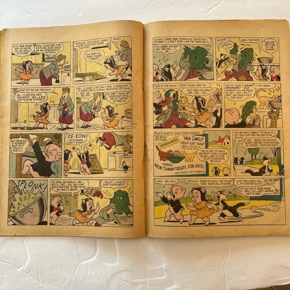 Jan Feb 1961 Porky Pig collectible comic cartoon magazine - Picture 4 of 5